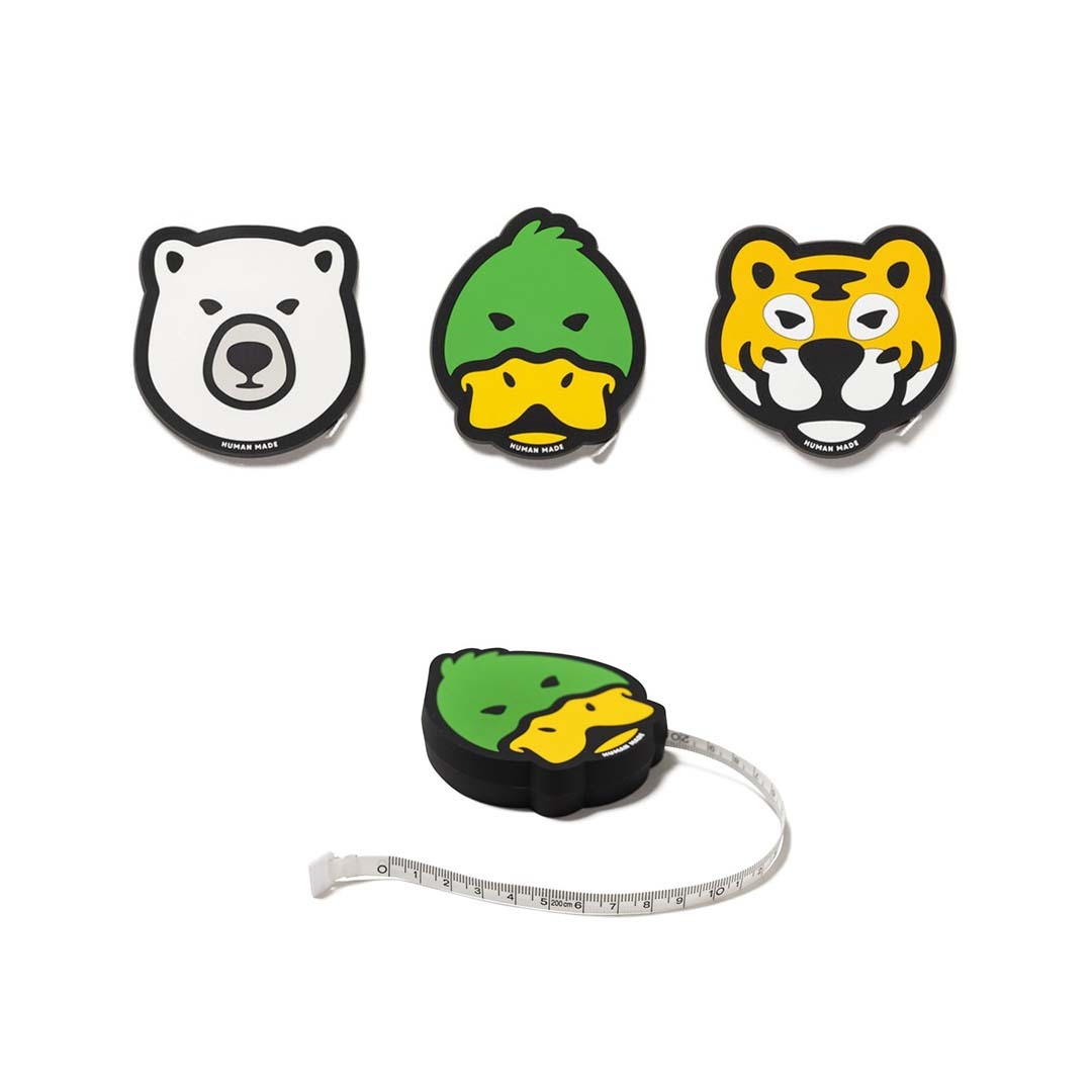 2025SS HUMAN MADE ANIMAL MEASURE 動物 北極熊 鴨子 老虎 捲尺 量尺 現貨 HM29GD117