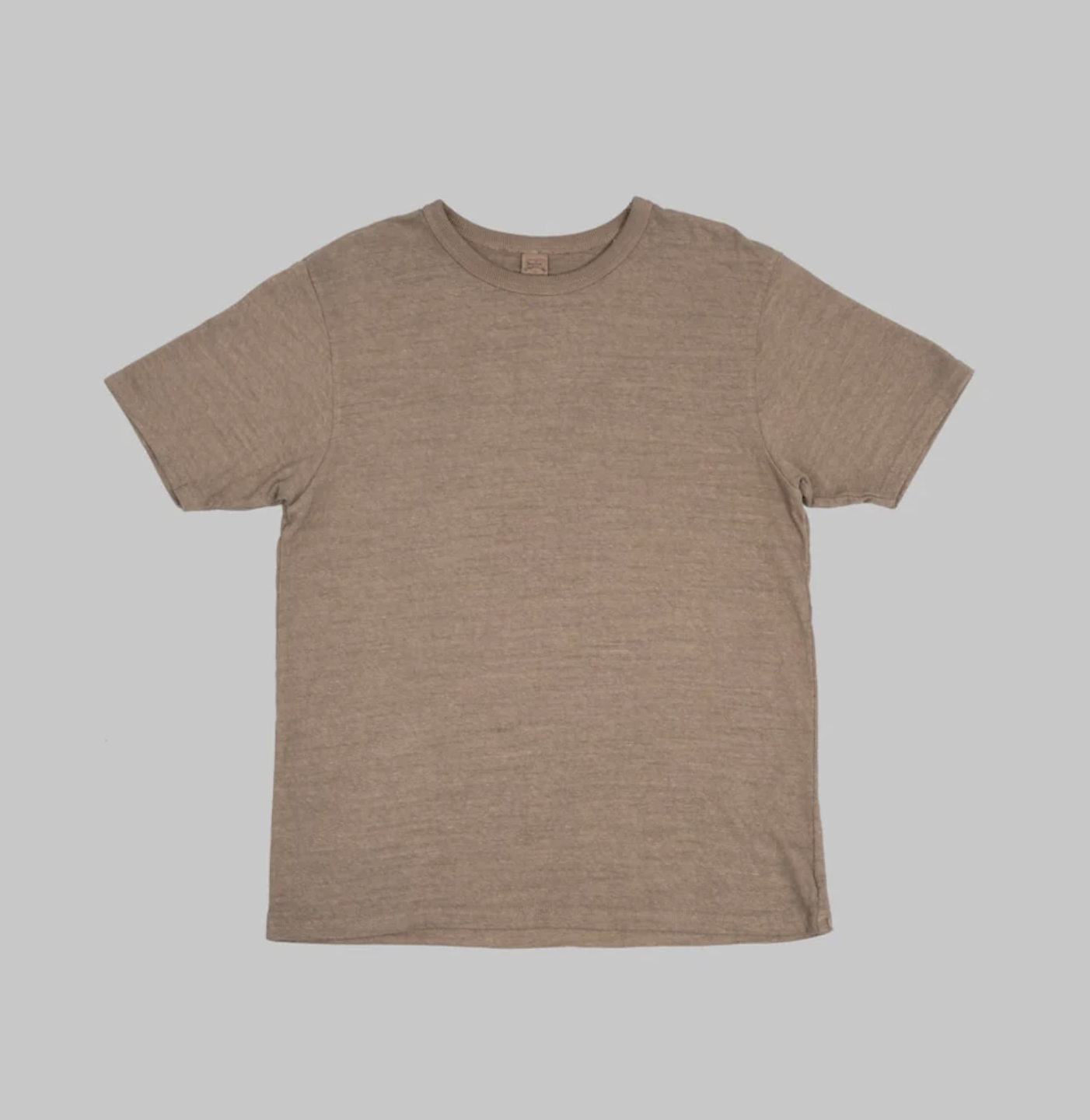 UES No.8 Slub Nep T Shirt - Brown