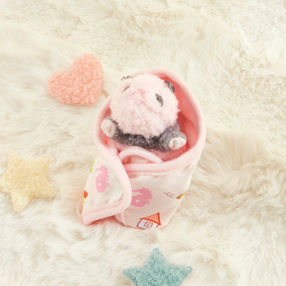 New Born Sister "Jia Jia" with Blanket Keychain