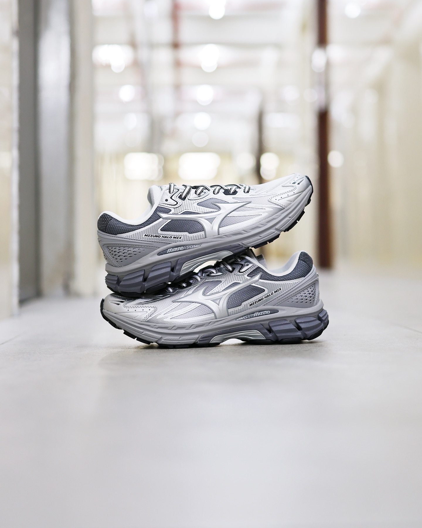 MIZUNO HALO MIX SILVER GREY 灰白銀D1GH240817