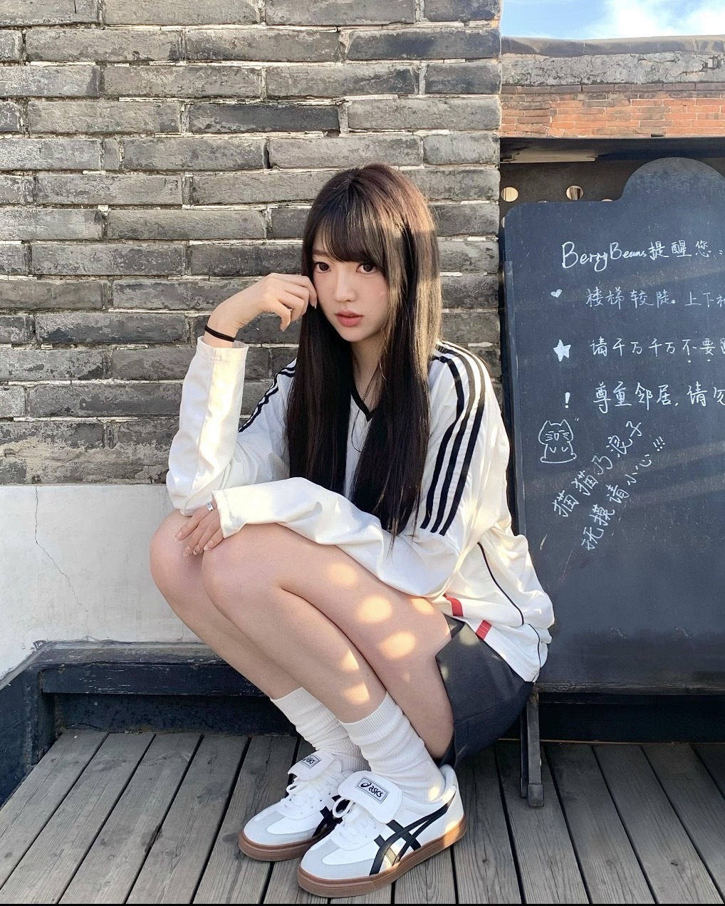 <有折扣>Asics Aaron 2.0 翻蓋 亞瑟士 德訓鞋 焦糖底 白色