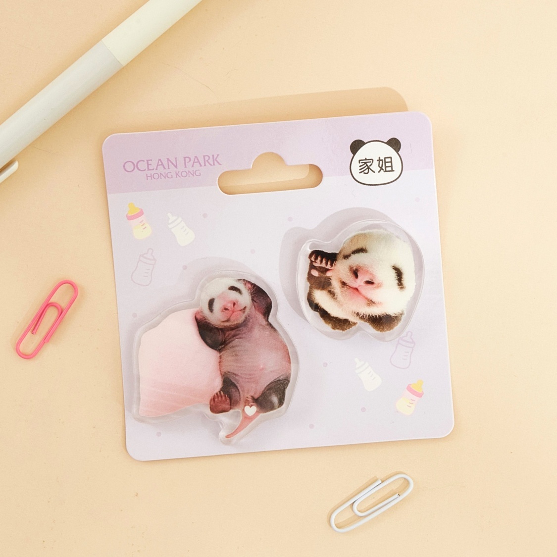 Acrylic magnet 2pcs Set - Elder Sister "Jia Jia"