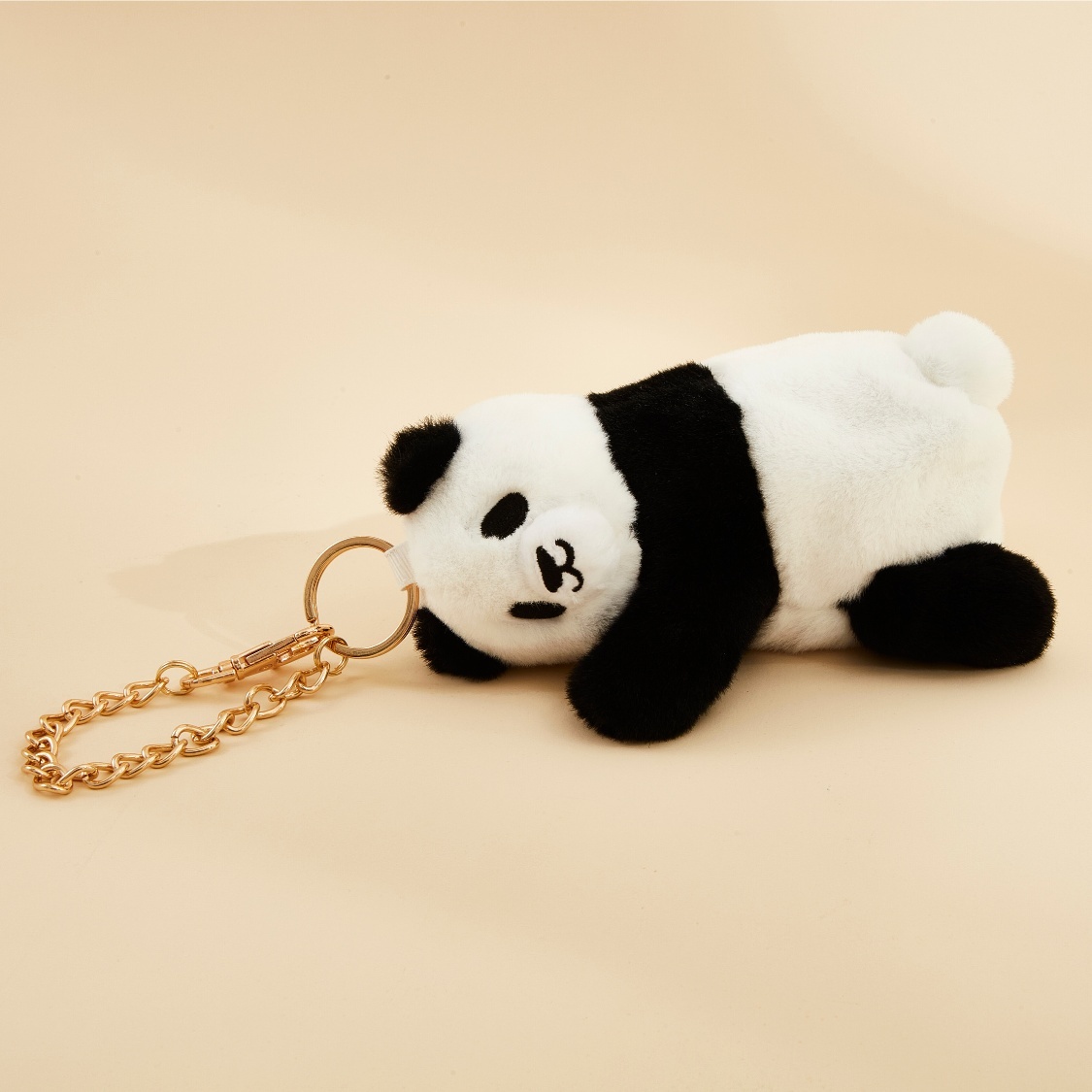 Panda Coin Purse Plush Keychain