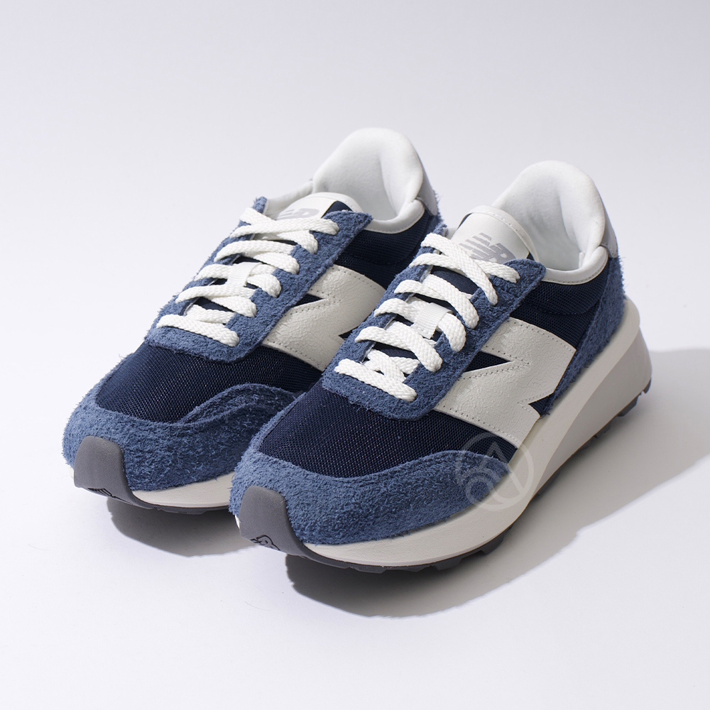 New Balance NB 370 男鞋 女鞋 藍灰色 緩震 麂皮 中性 拼接 情侶 復古 運動 休閒鞋 U370AG