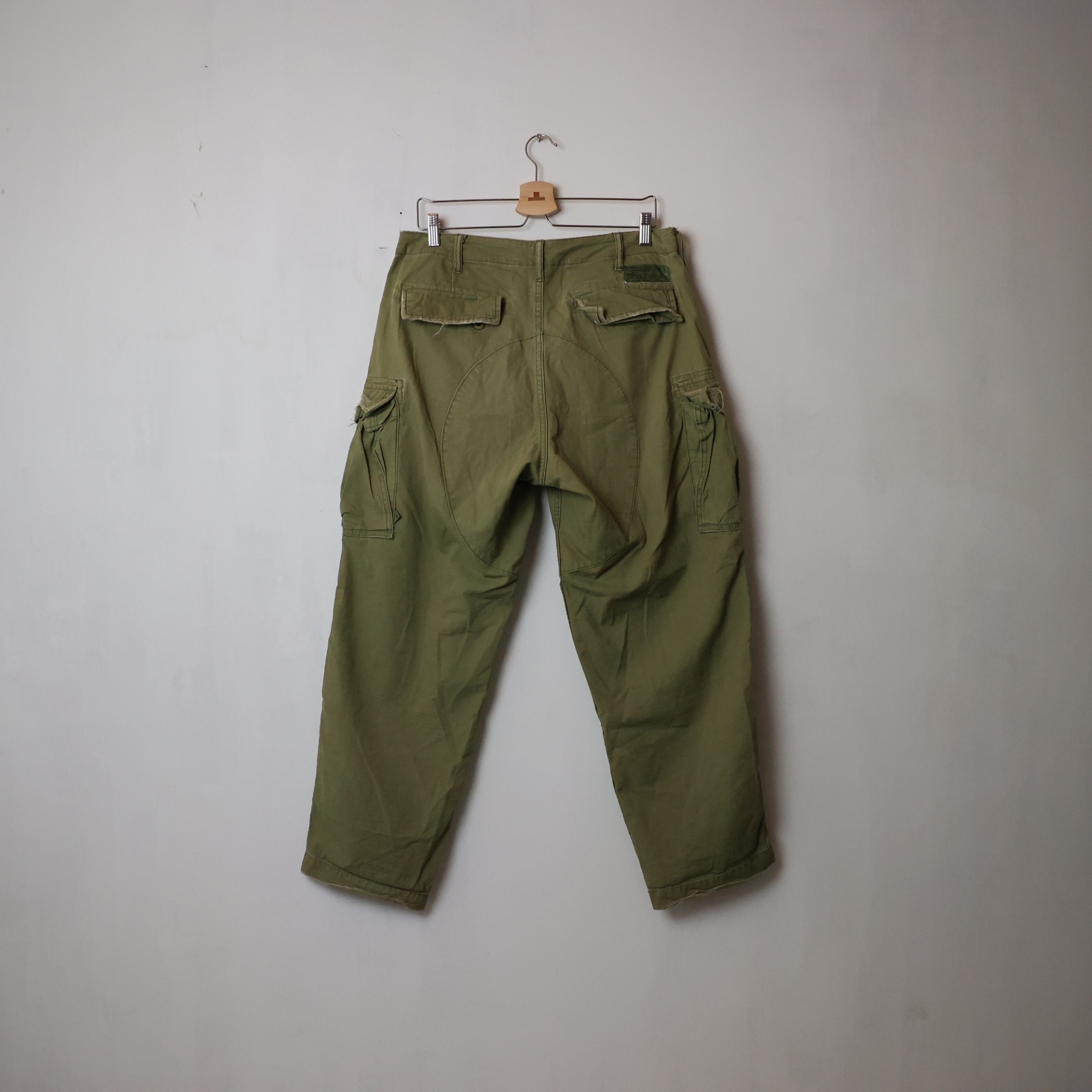 LIBERAIDERS 22S/S REPAIRED RIP STOP PANTS SIZE M