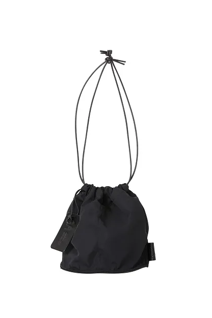 AMIACALVA GABARDINE DRAWSTRING BAG