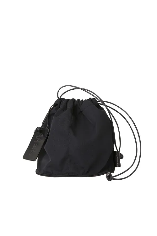 AMIACALVA GABARDINE DRAWSTRING BAG