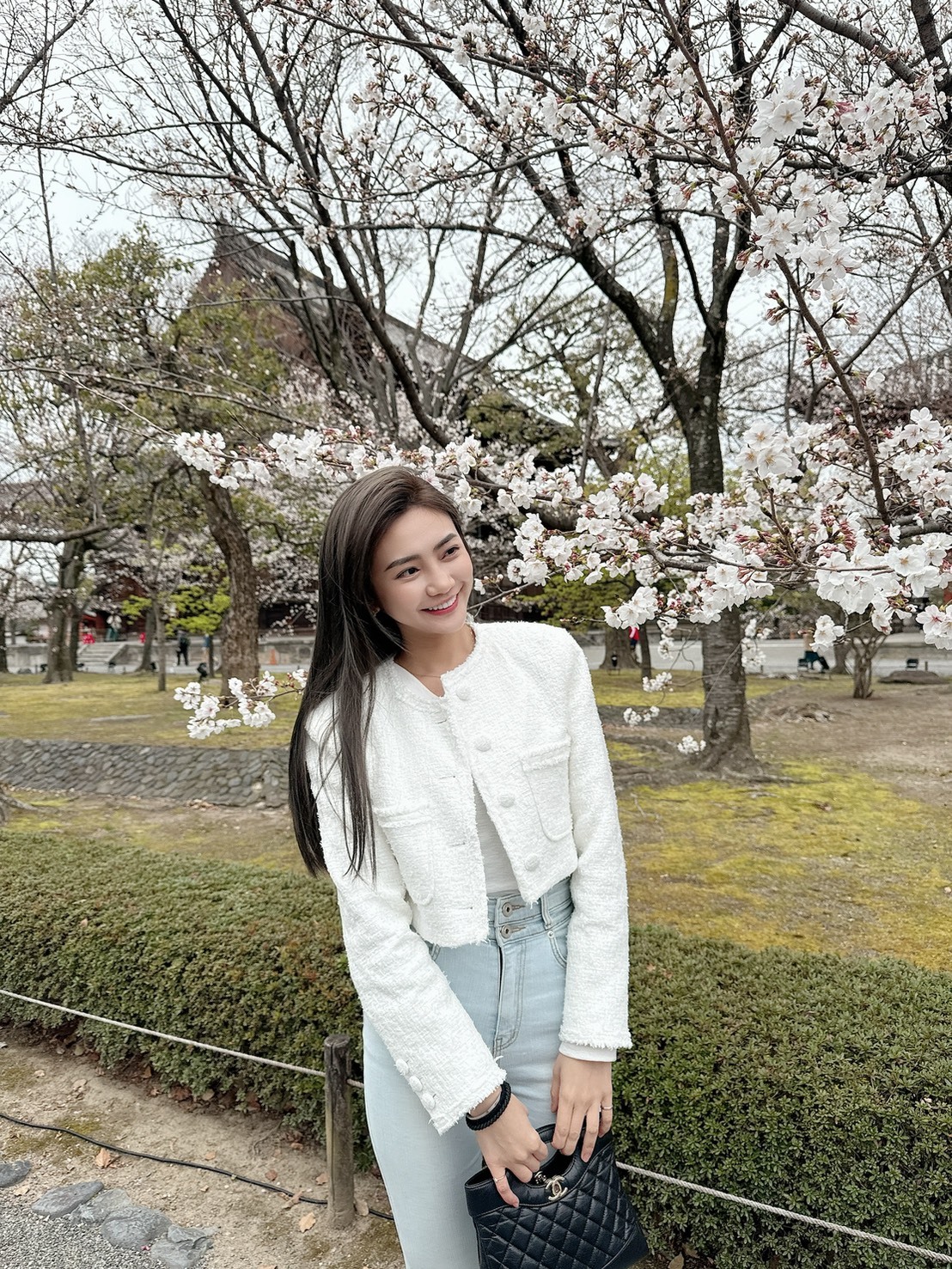 ［預購］🔥04.16春夏新品］💥小編們暴動款］🇰🇷正韓超美質感墊肩小香外套（仙女白/兩色）