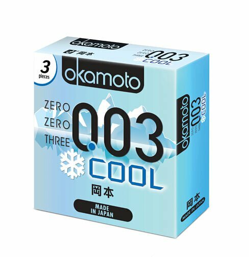 岡本 0.03 冰涼 3 片裝 乳膠安全套
