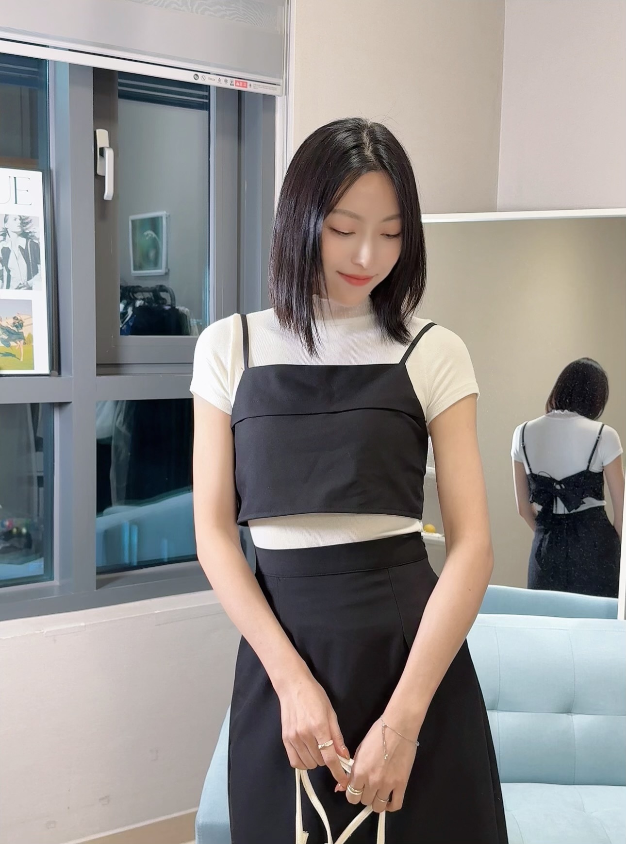 SET#7096 🤍City Walk Elegant Set