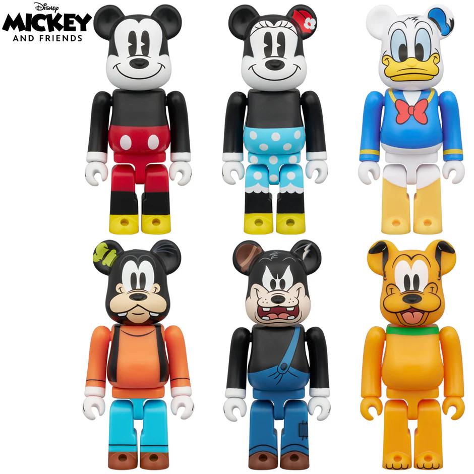 CHASE MICKEY MOUSE & FRIENDS FULL SET 100％ BE@RBRICK