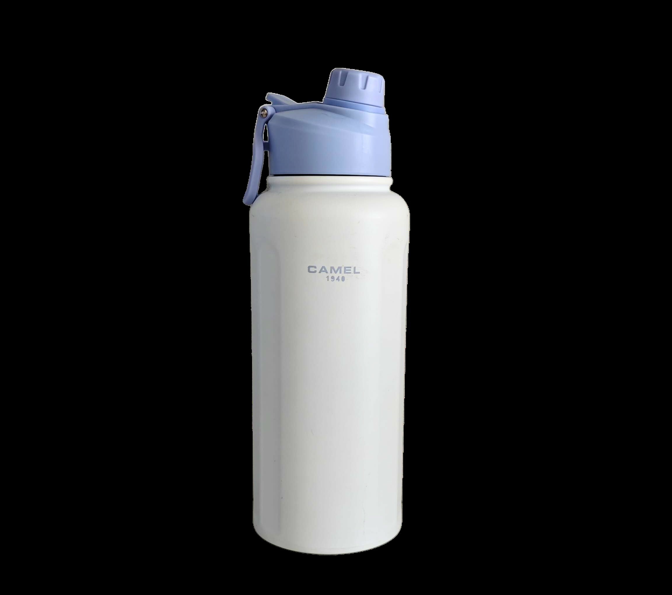 CAMEL 1.0L ceramic coated stainless steel vacuum insulated bottle- grey white