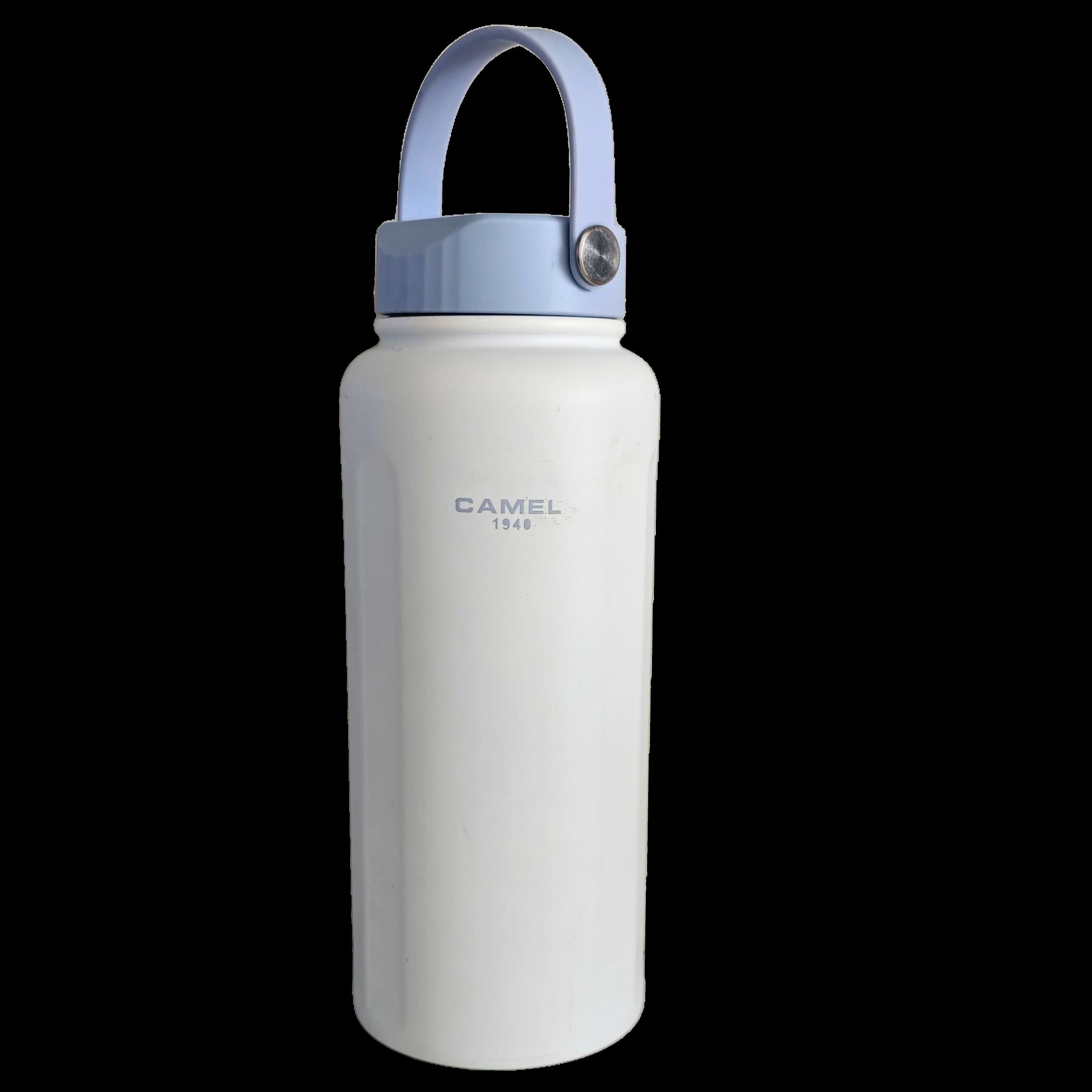 CAMEL 1.0L ceramic coated stainless steel vacuum insulated bottle- grey white