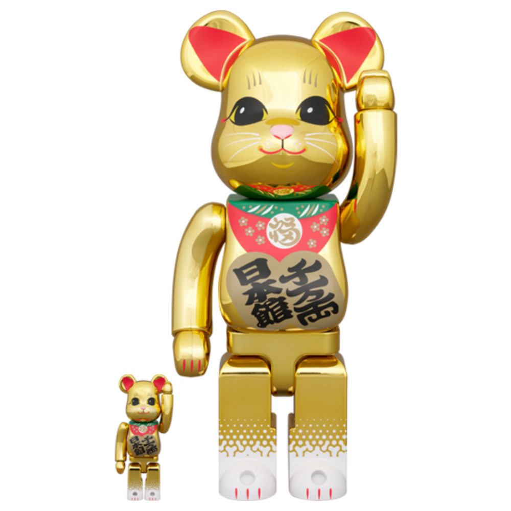 招き猫 招財貓 日本館 招き猫 100％ & 400％ BE@RBRICK