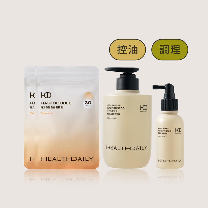 男性控油｜髮線生機