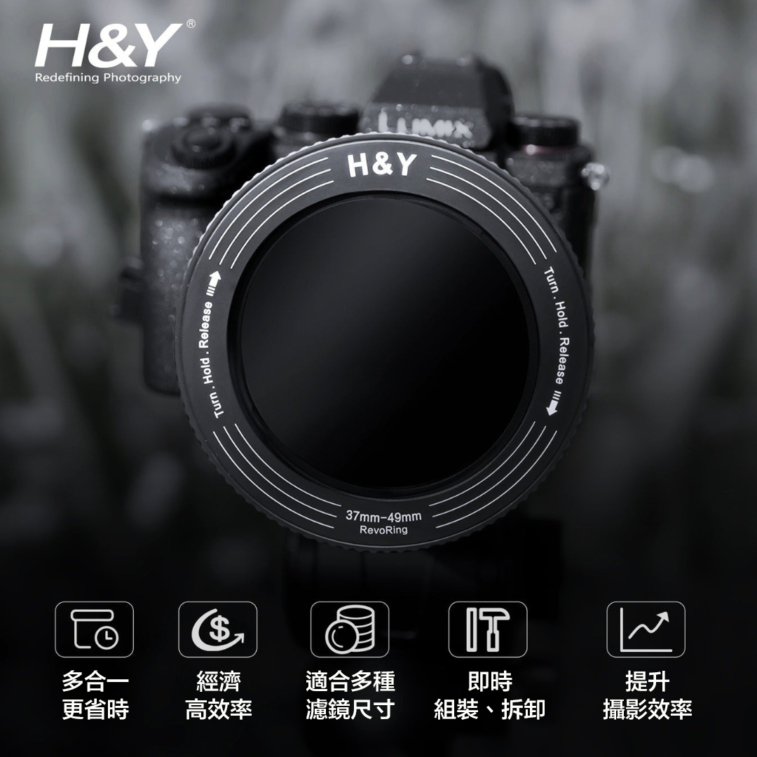 H&Y Revoring 可變濾鏡轉接環