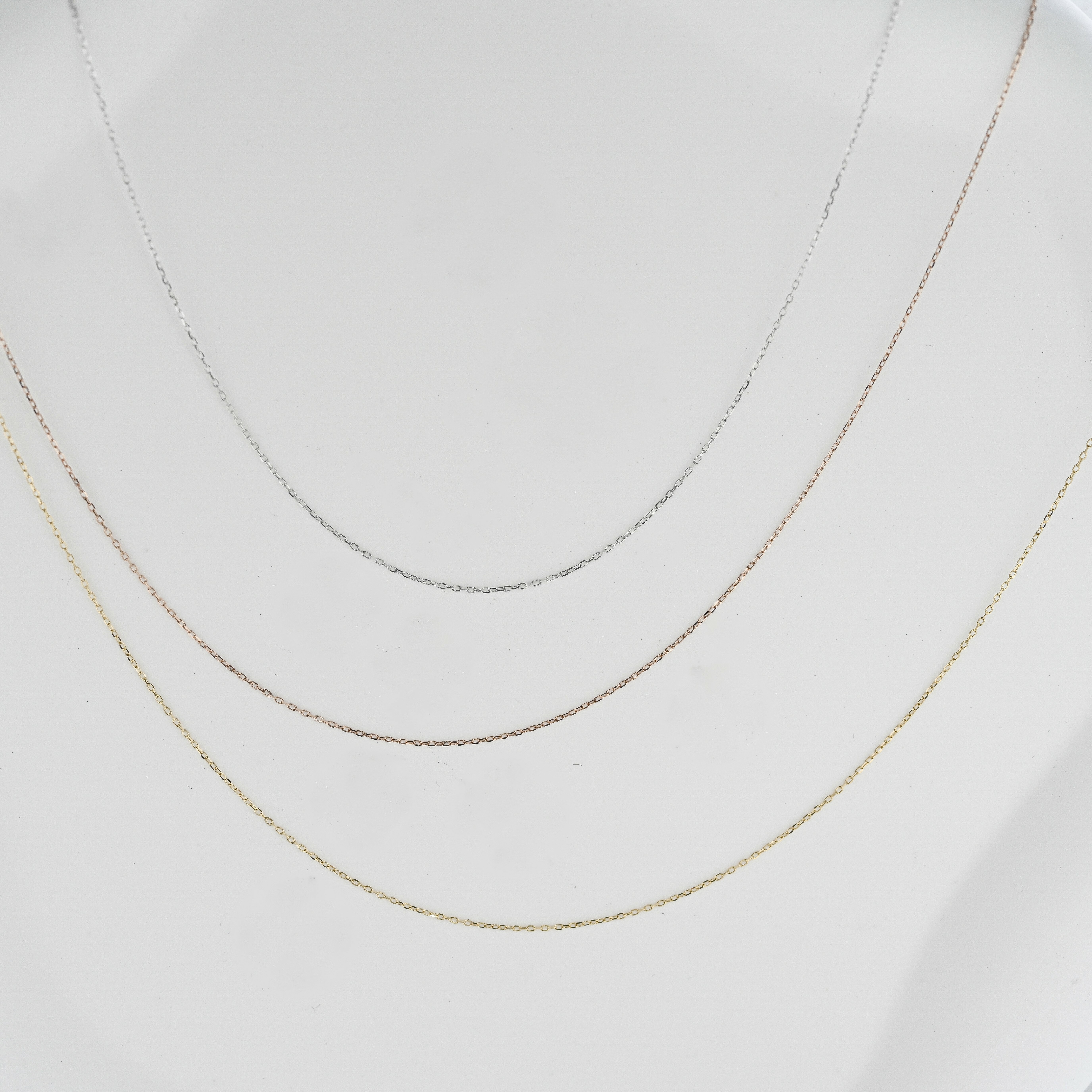 18K Thin Chain