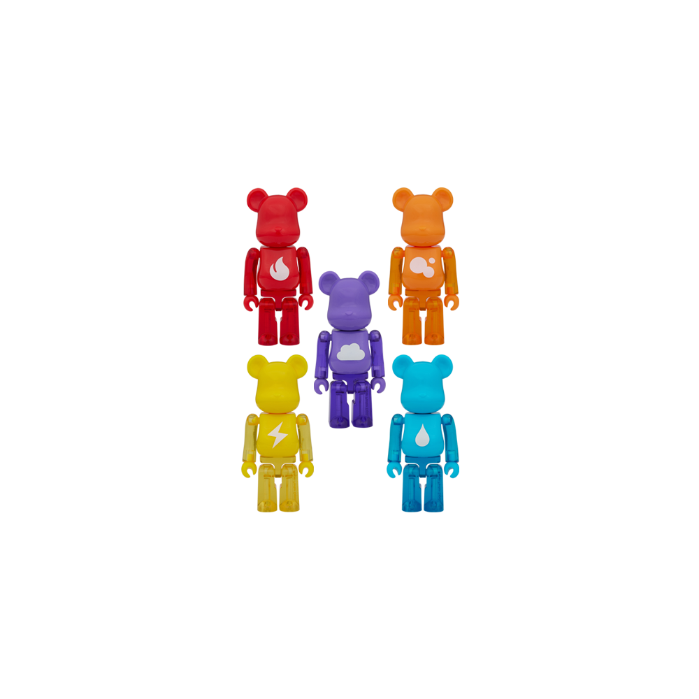 日本館 エレメント 5 PCS SET 100％ BE@RBRICK