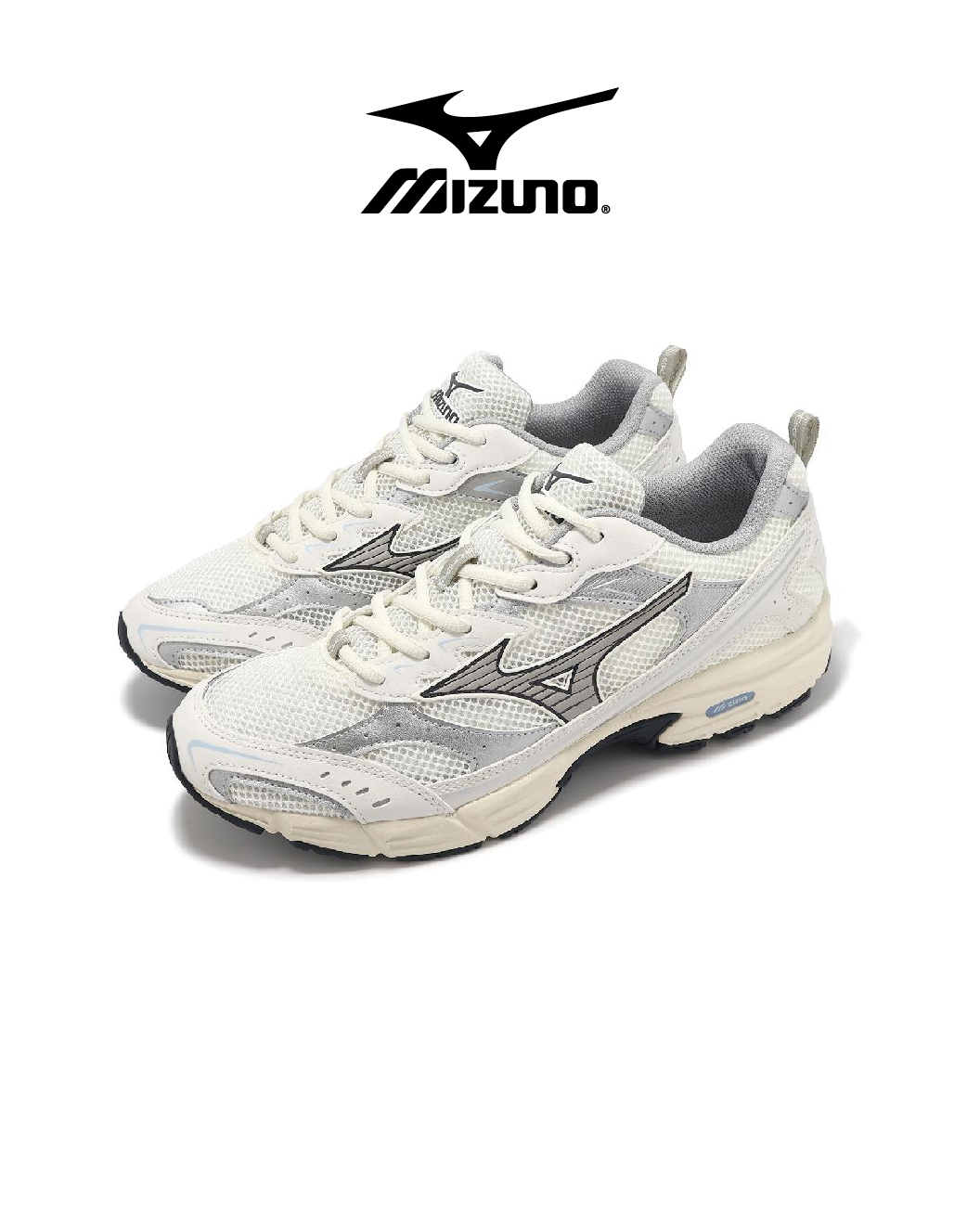 MIZUNO 復古運動休閒鞋 美津濃 男款 白銀 Sportstyle MXR D1GA245103