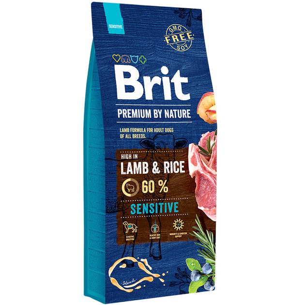 Brit Premium By Nature Lamb Formula For Adult Dogs Of All Breeds 3kg/15kg