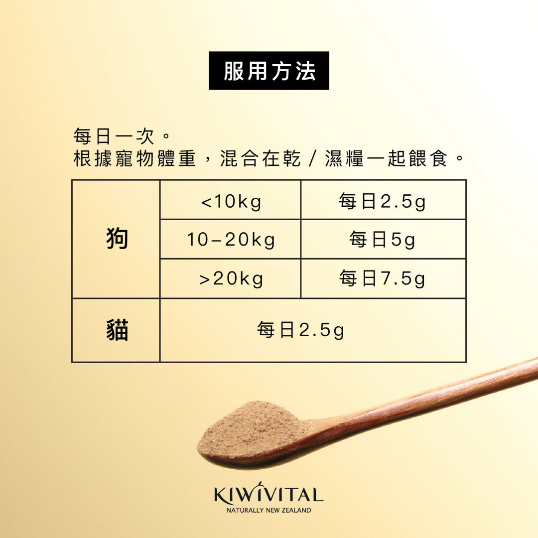 Kiwivital OliveBoost 寵物專用橄欖葉草療補充劑 80g