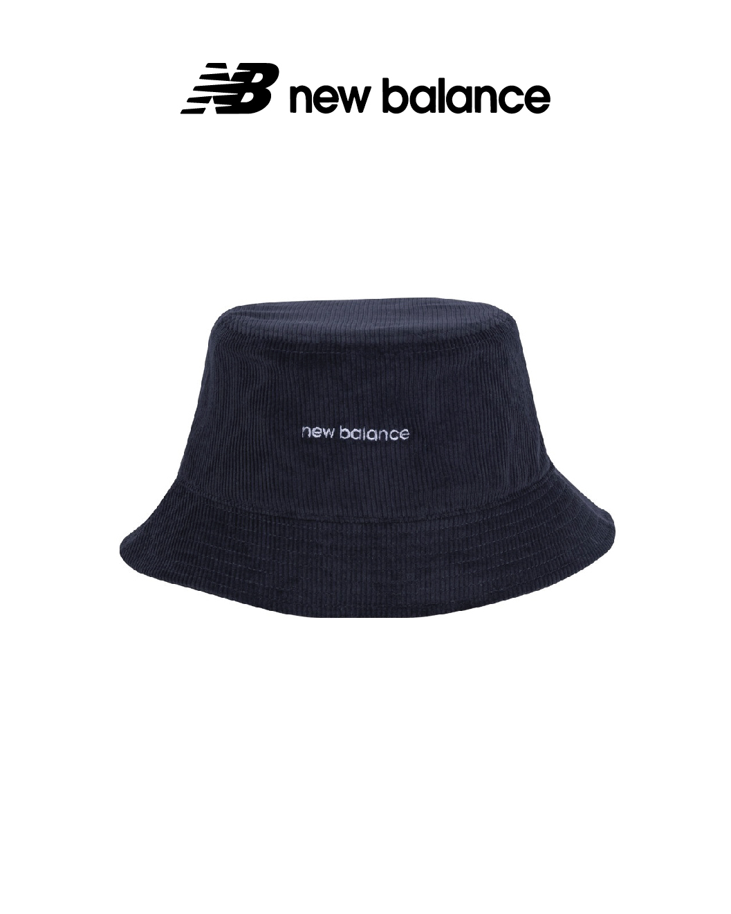 New Balance 燈芯絨漁夫帽 黑 漁夫帽 LAH23110