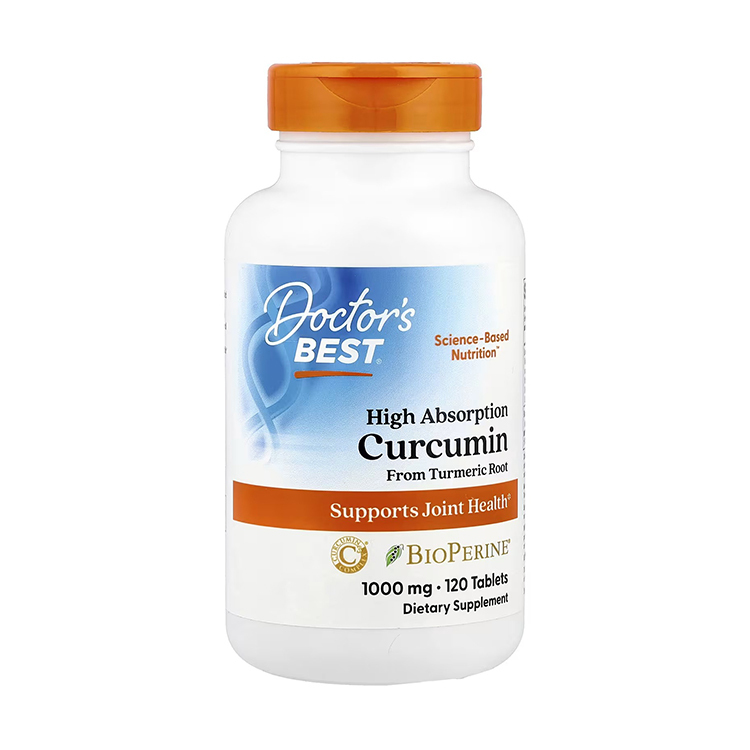 Doctor's Best, High Absorption Curcumin, 1,000 mg, 120 Tablets