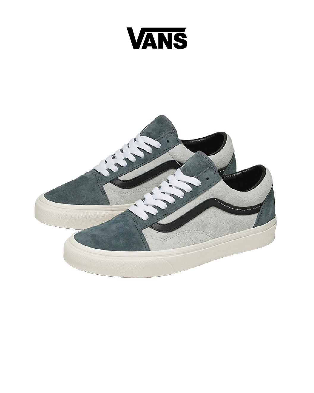 VANS 滑板鞋 低筒 麂皮 男 灰拼接 Old Skool VN000CP5G0Z