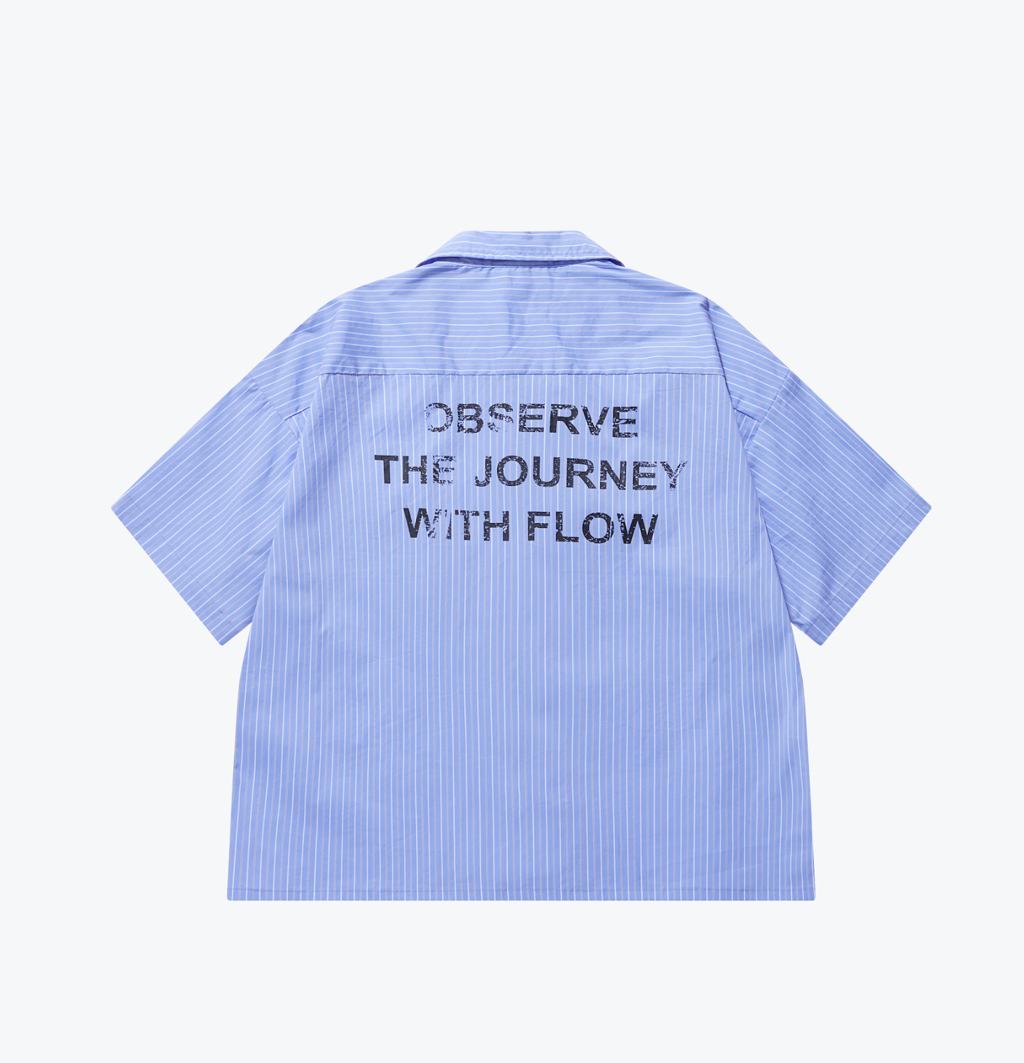 [現貨] Sense Short Cut Stripe Shirt Deep Blue | M25-10DB