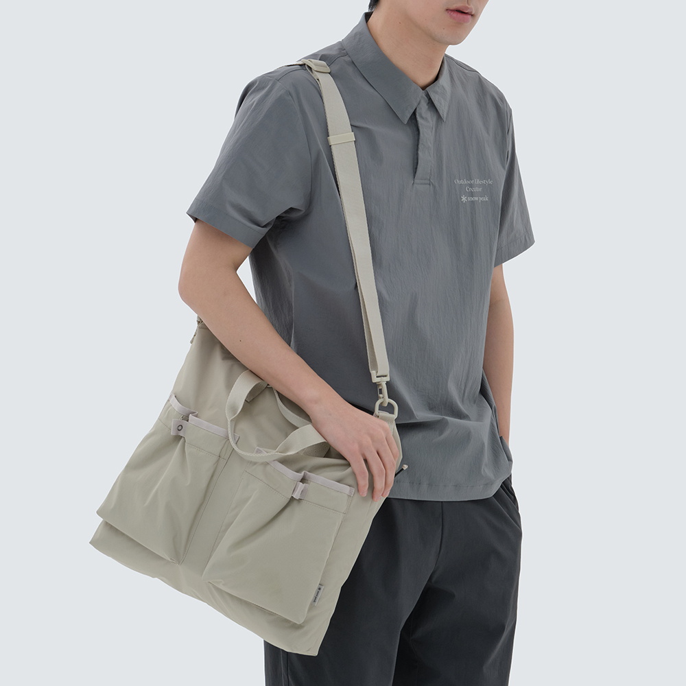 【現貨】Snow Peak 雪諾必克 Softwill Alpha 手提包 淺米色