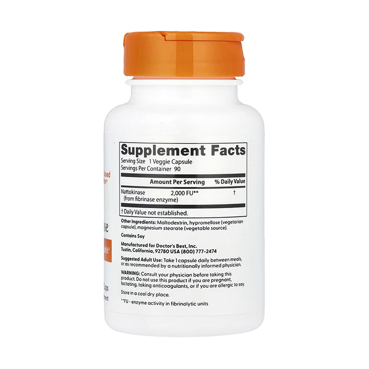 Doctor's Best, Nattokinase, 2,000 FUs, 90 Veggie Caps