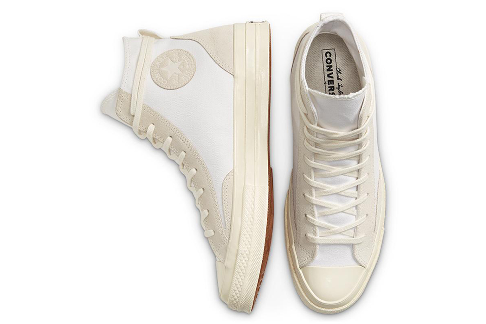 CONVERSE 帆布鞋 高筒 白拼接 男女 21 S/S 168605C Final Chuck 70 Hi