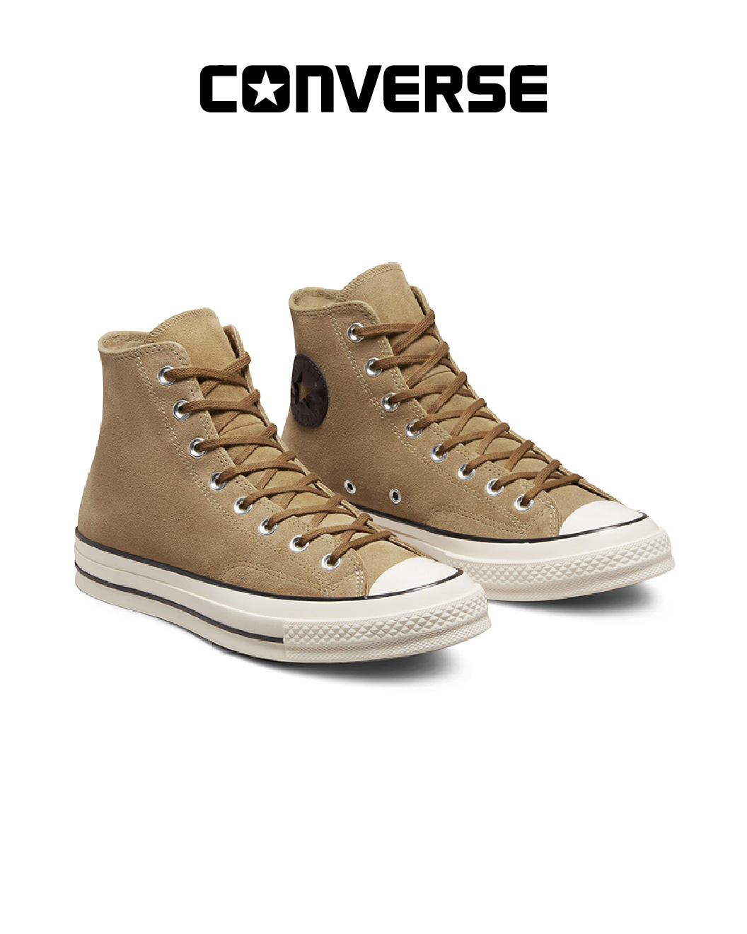 CONVERSE 帆布鞋 高筒 翻毛皮 沙丘棕 22 F/W A01457C Chuck Taylor All Star ’70 Hi