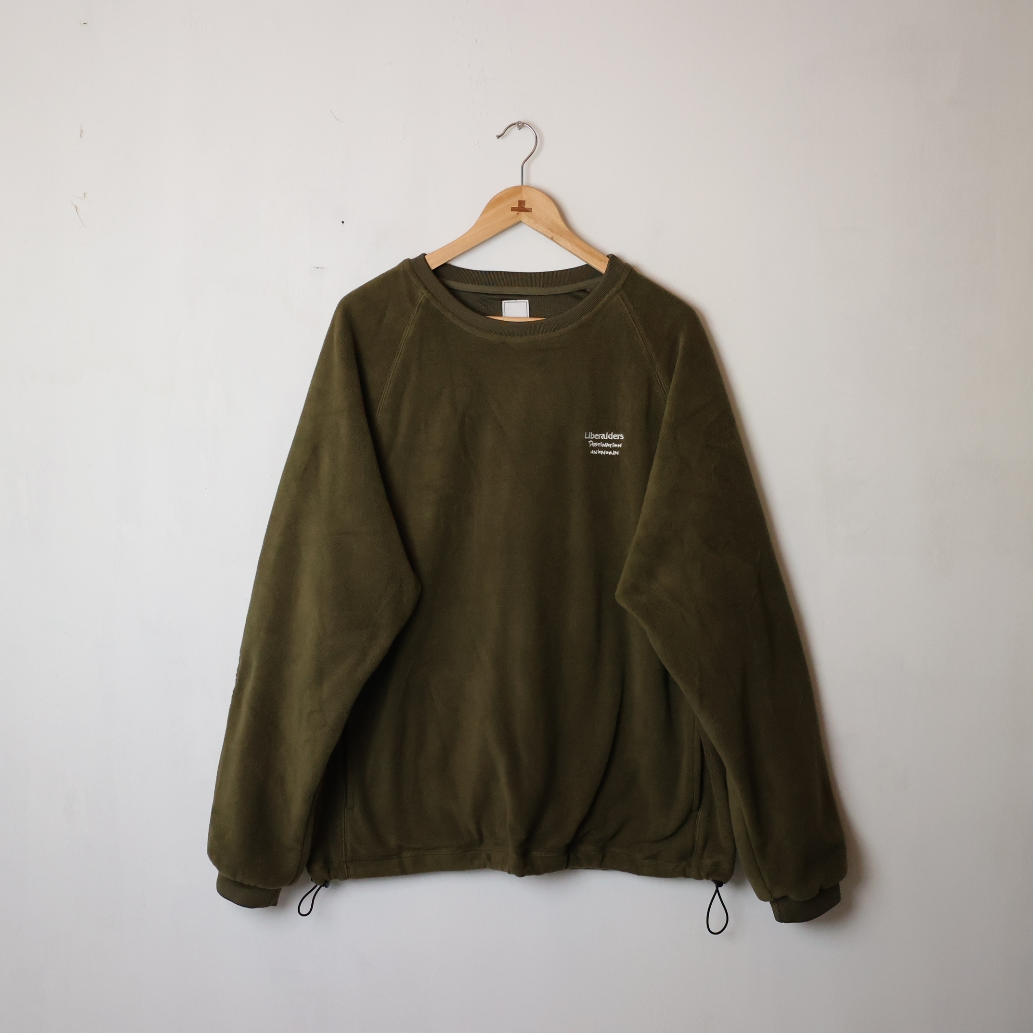 LIBERAIDERS 24F/W FLEECE CREWNECK SIZE L