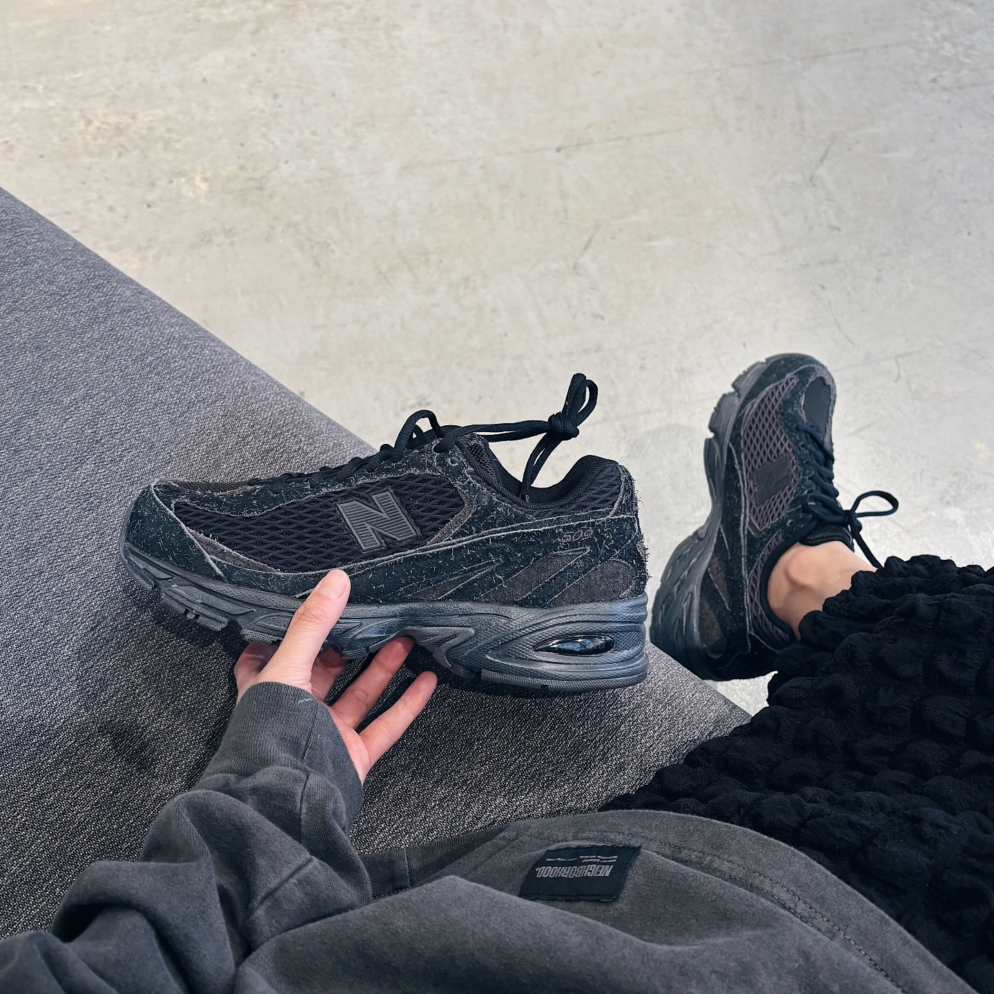 New Balance 509 全黑化 麂皮 黑色 男女 復古鞋 U509XB