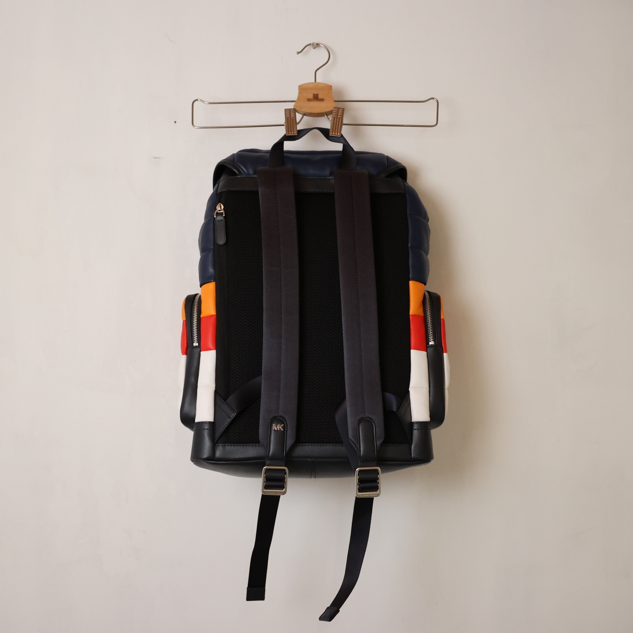 Michael Kors X Ellesse Hudson Quilted Faux Leather Backpack