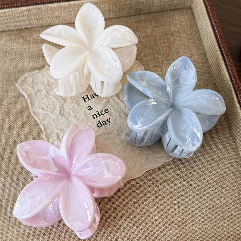 [2 FOR RM10] Summer Ombre Mint Mambo Plumeria Hair Claw