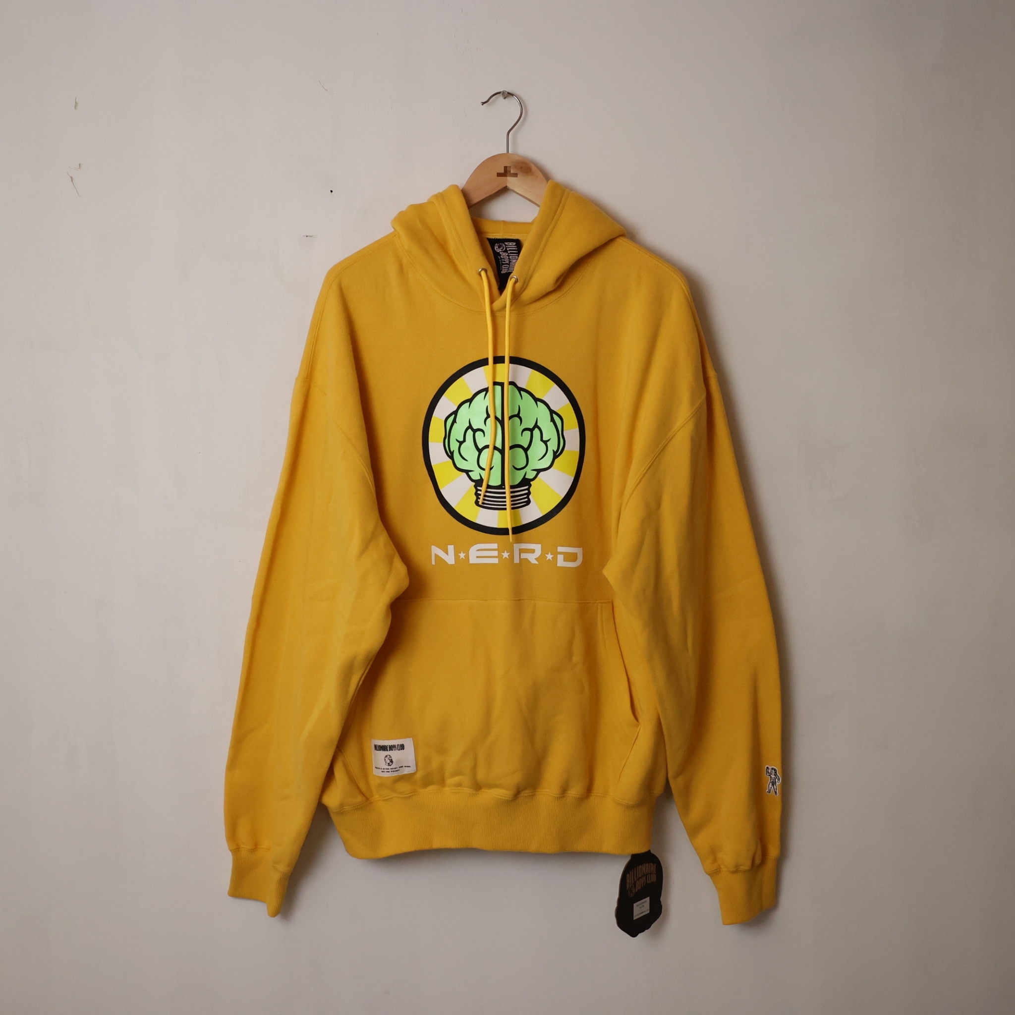 BILLIONAIRE BOYS CLUB × N.E.R.D LOGO HOODIE SIZE L