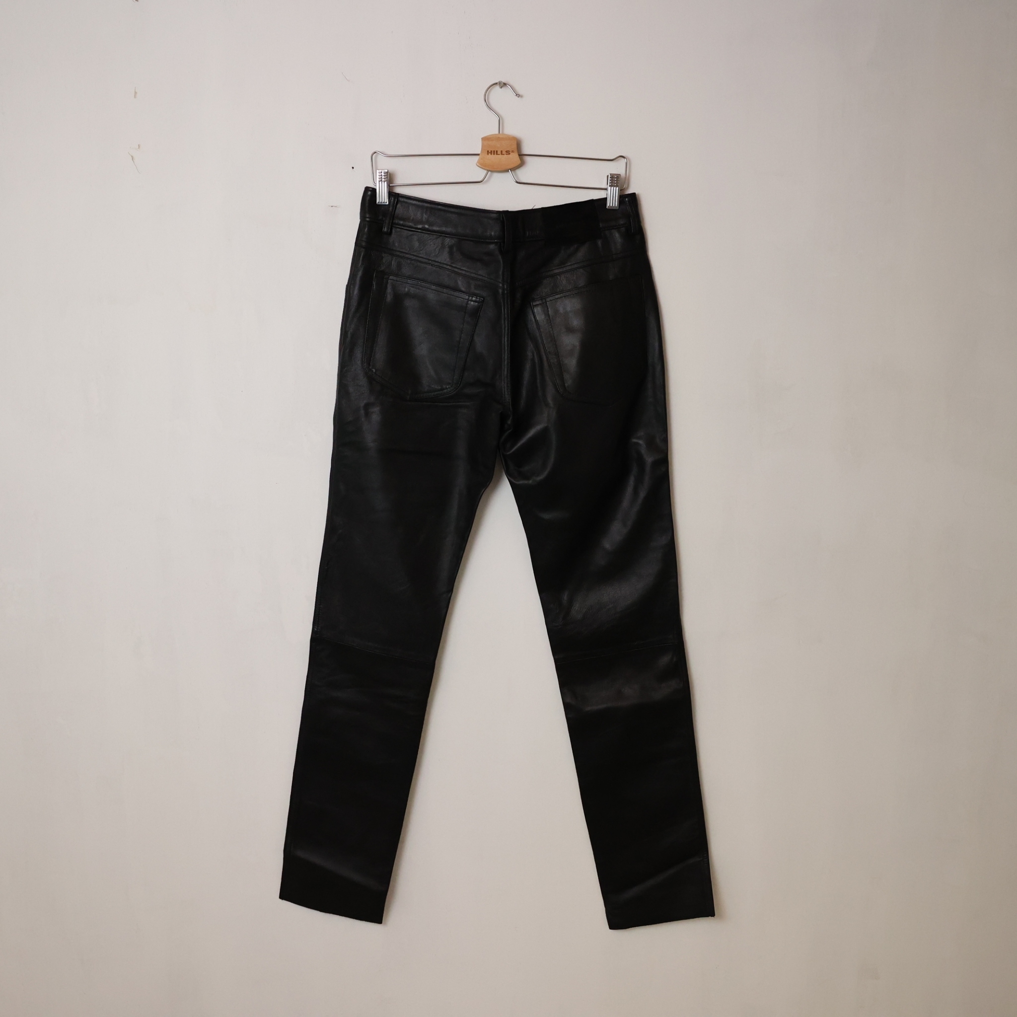 ASKYURSELF BANDANA POCKET NAPPA LEATHER PANTS SIZE W32