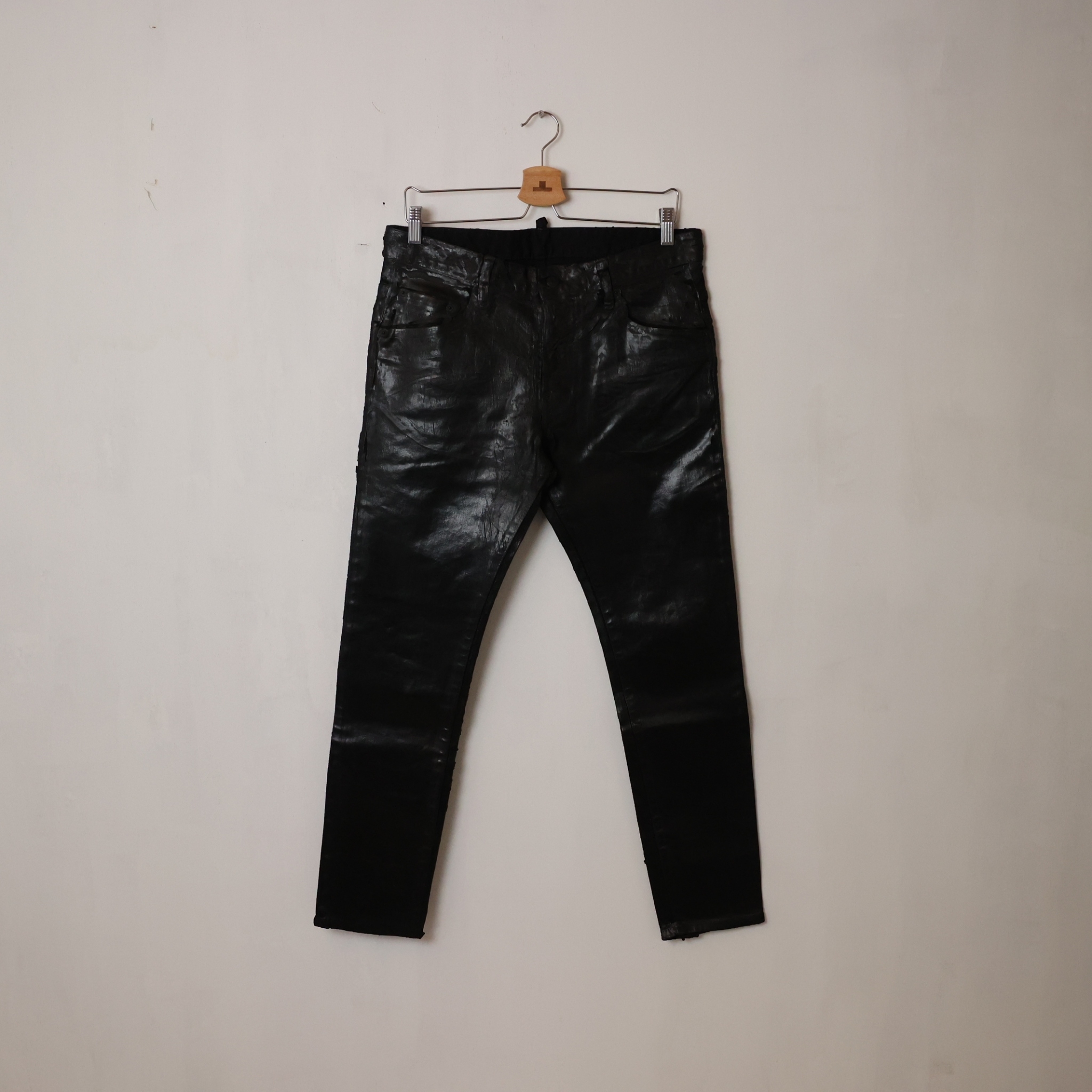 DSquared2 Slim Leather Pants SIZE 48