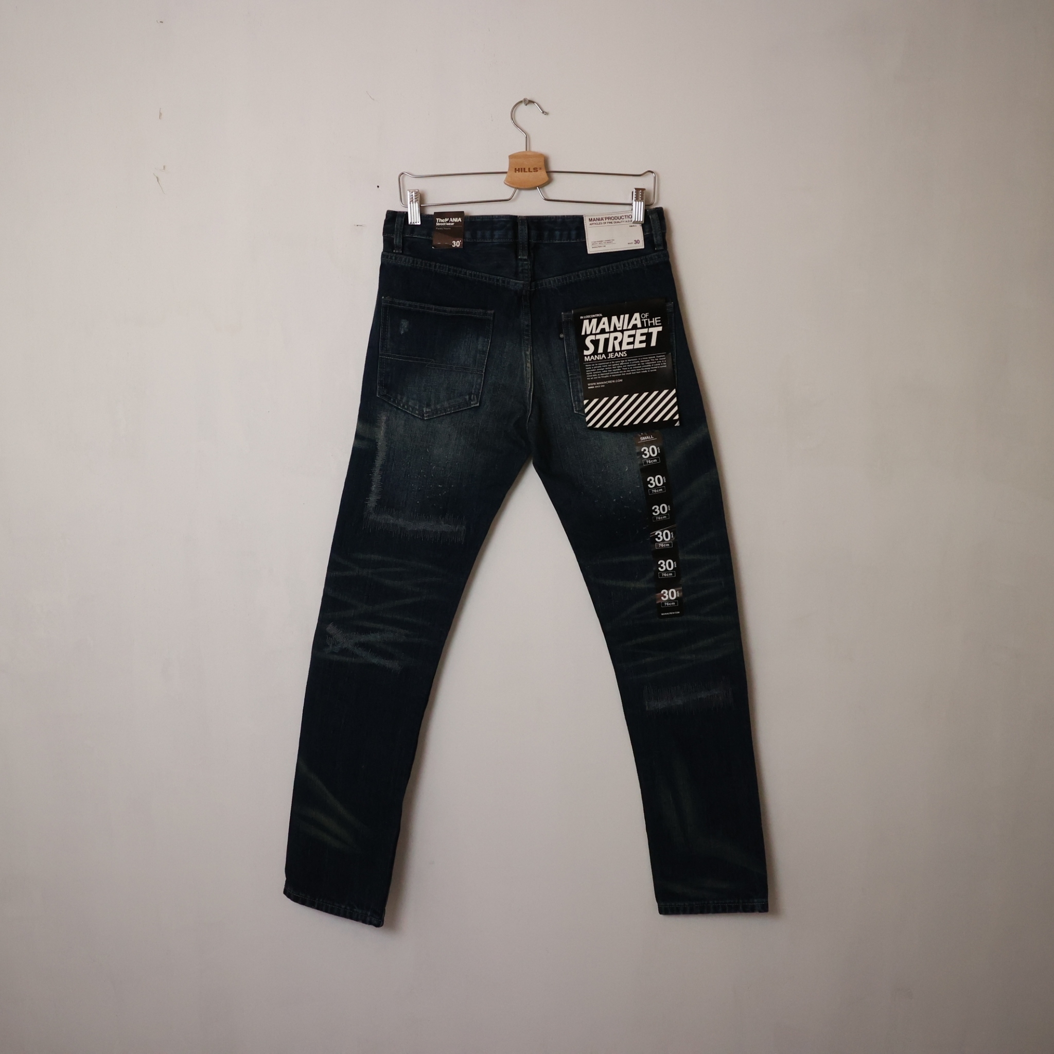 MANIA DENIM PANTS  / INDIGO SIZE S