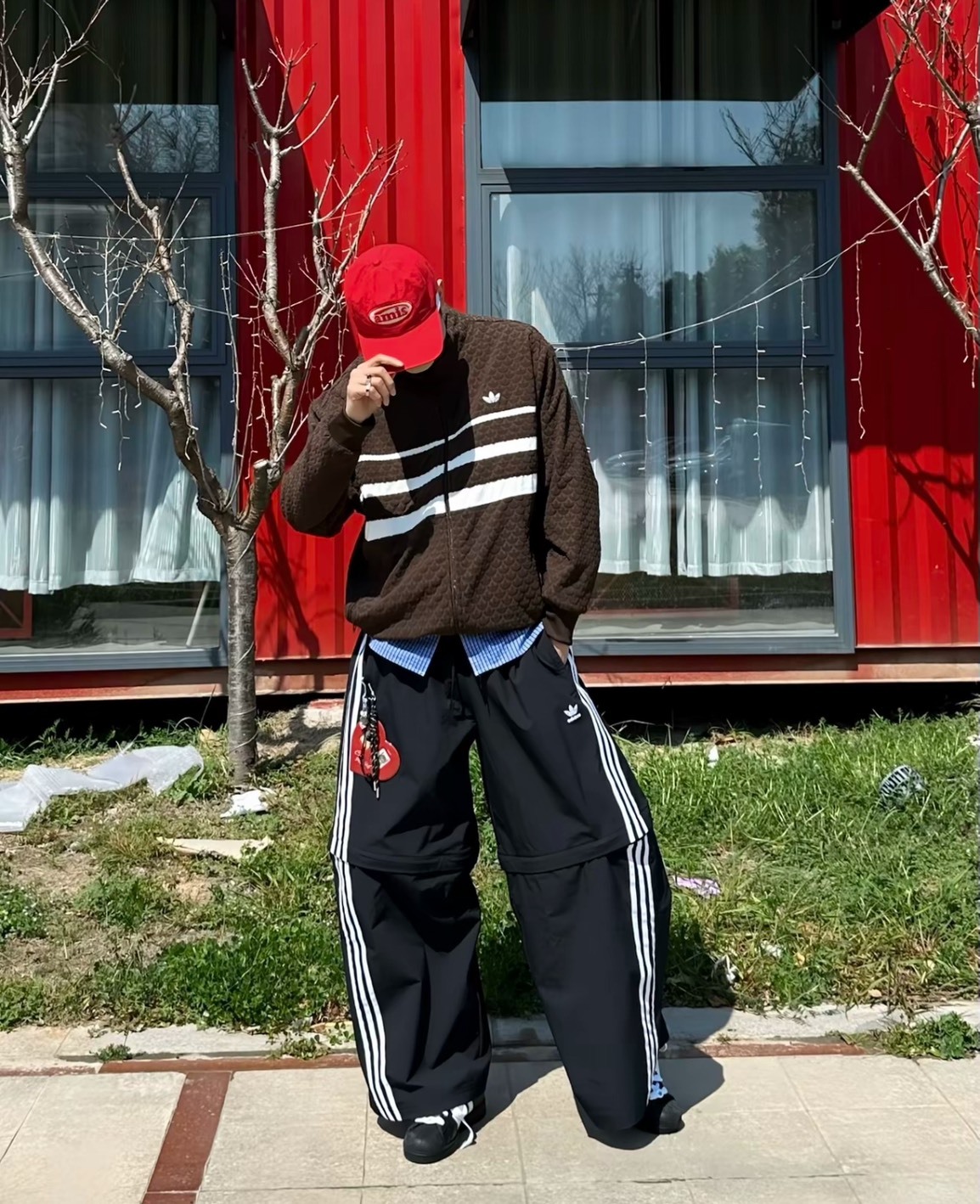 adidas Originals Monogram 深棕 男款運動夾克