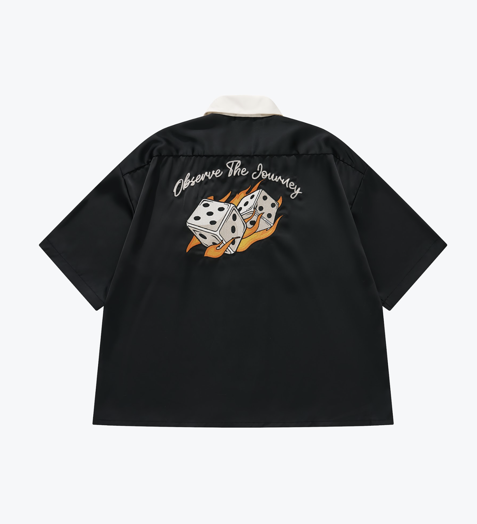 [現貨] Sense Fire Dice Bowling Shirt Black | M25-12BK