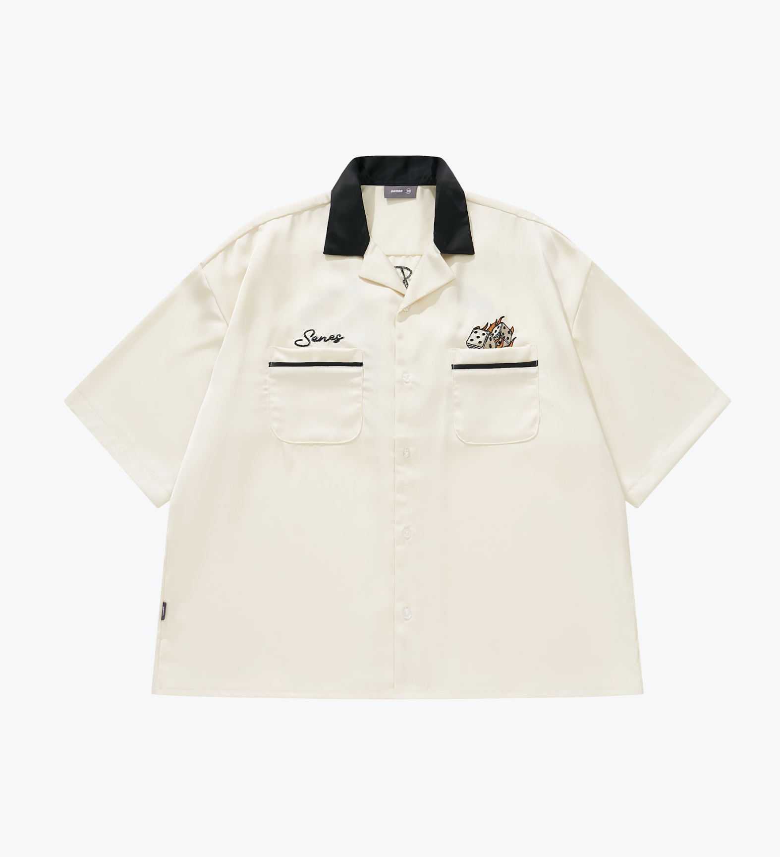 [現貨] Sense Fire Dice Bowling Shirt Cream | M25-12CM
