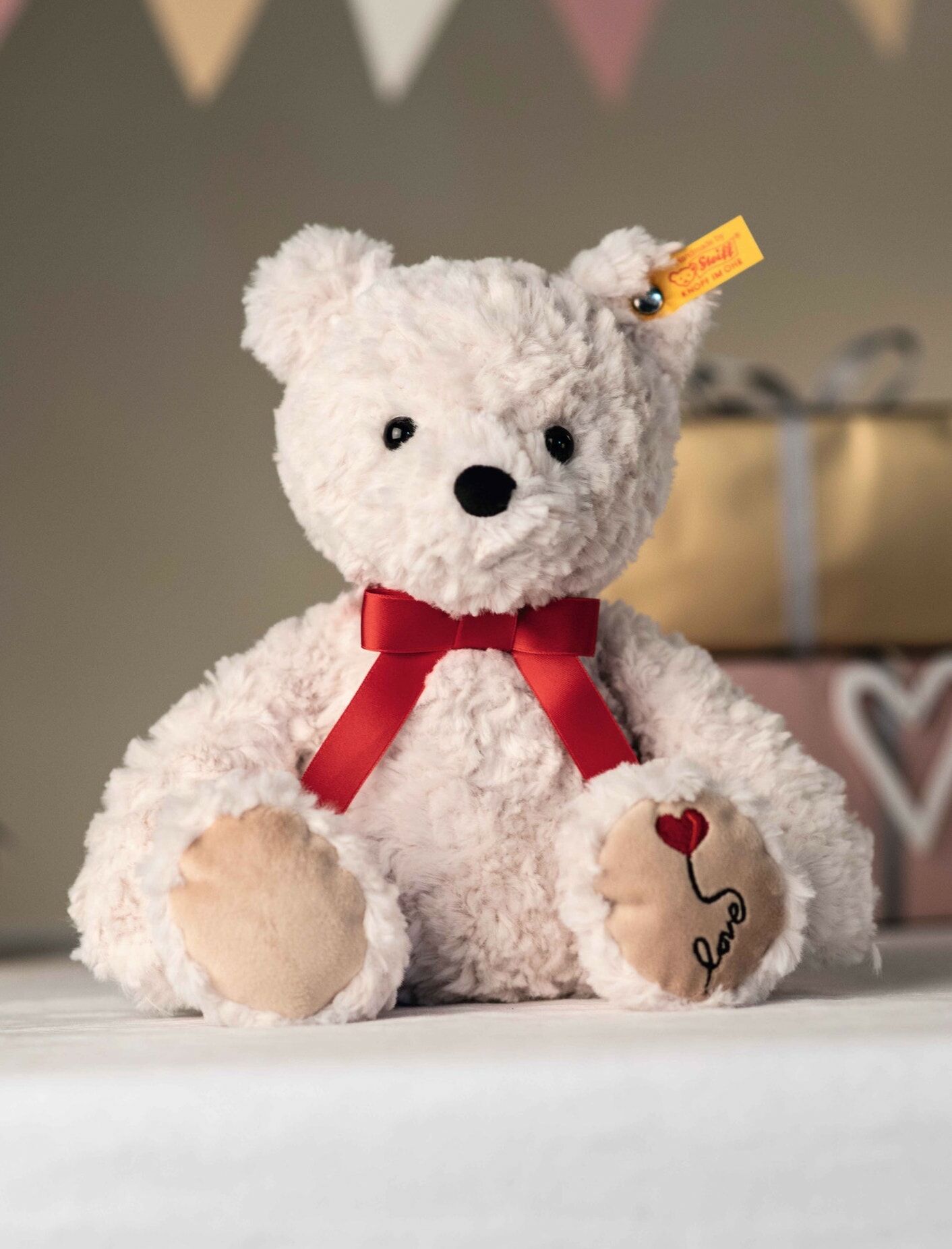 STEIFF Jimmy Teddy Bear - Love