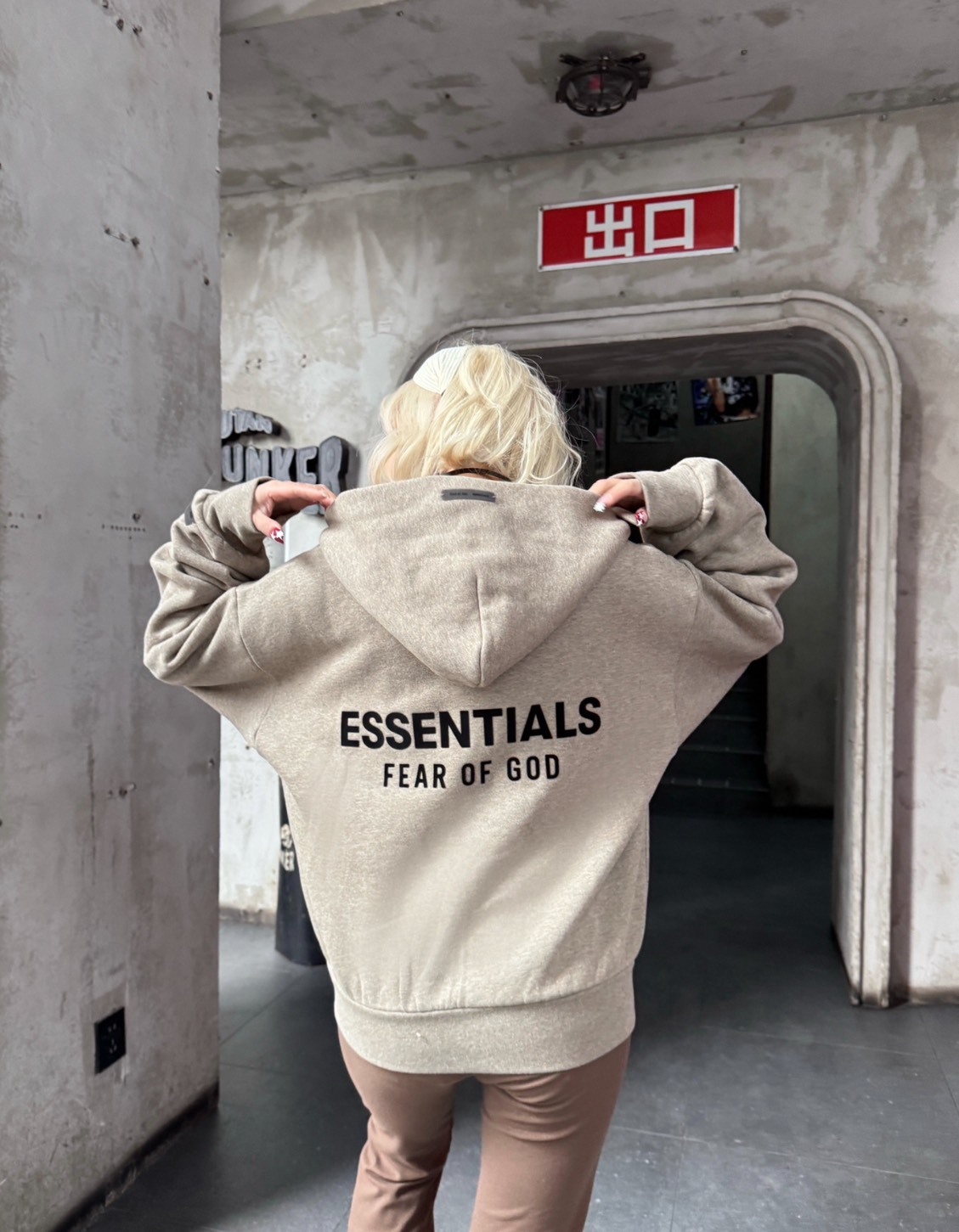 FOG Essentials ALWAYS ON SS25 希瑟灰 經典連帽拉鍊衛衣 男款