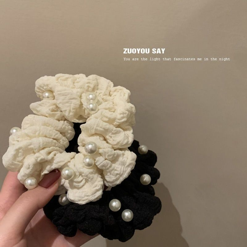 [3 FOR RM10] Pearl Pleated Scrunchies