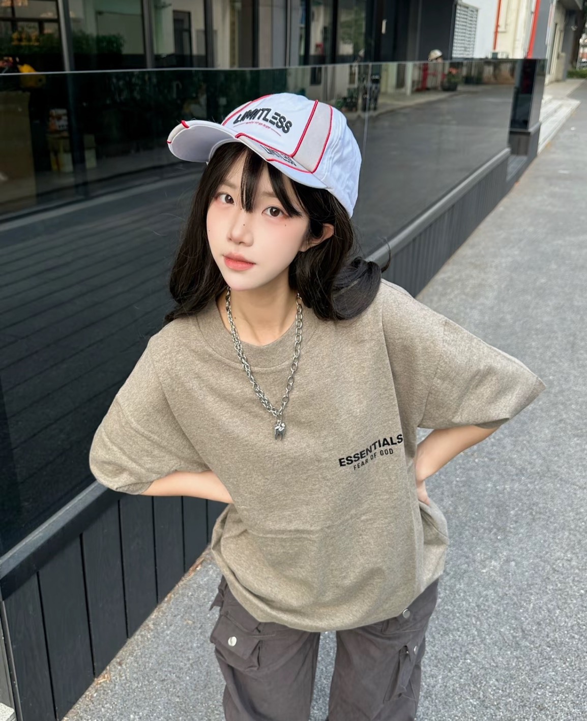 FOG Essentials ALWAYS ON SS25 希瑟灰 圓領短袖Tee 男款