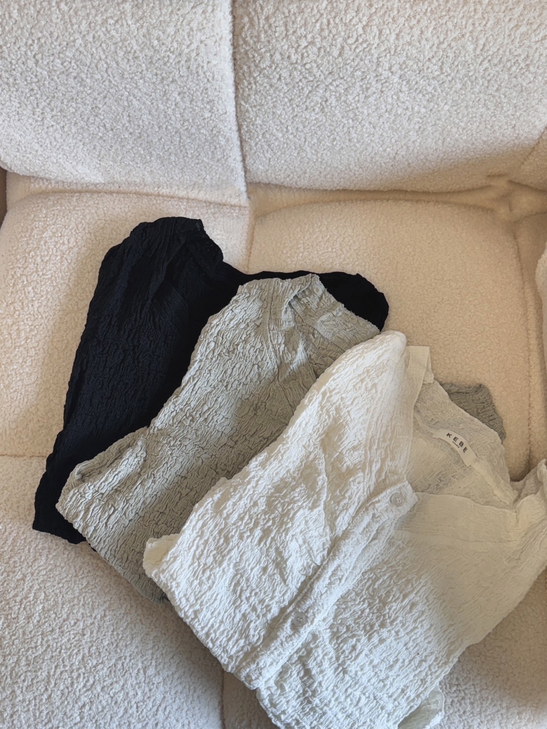 穿搭不費力肌理紋上衣