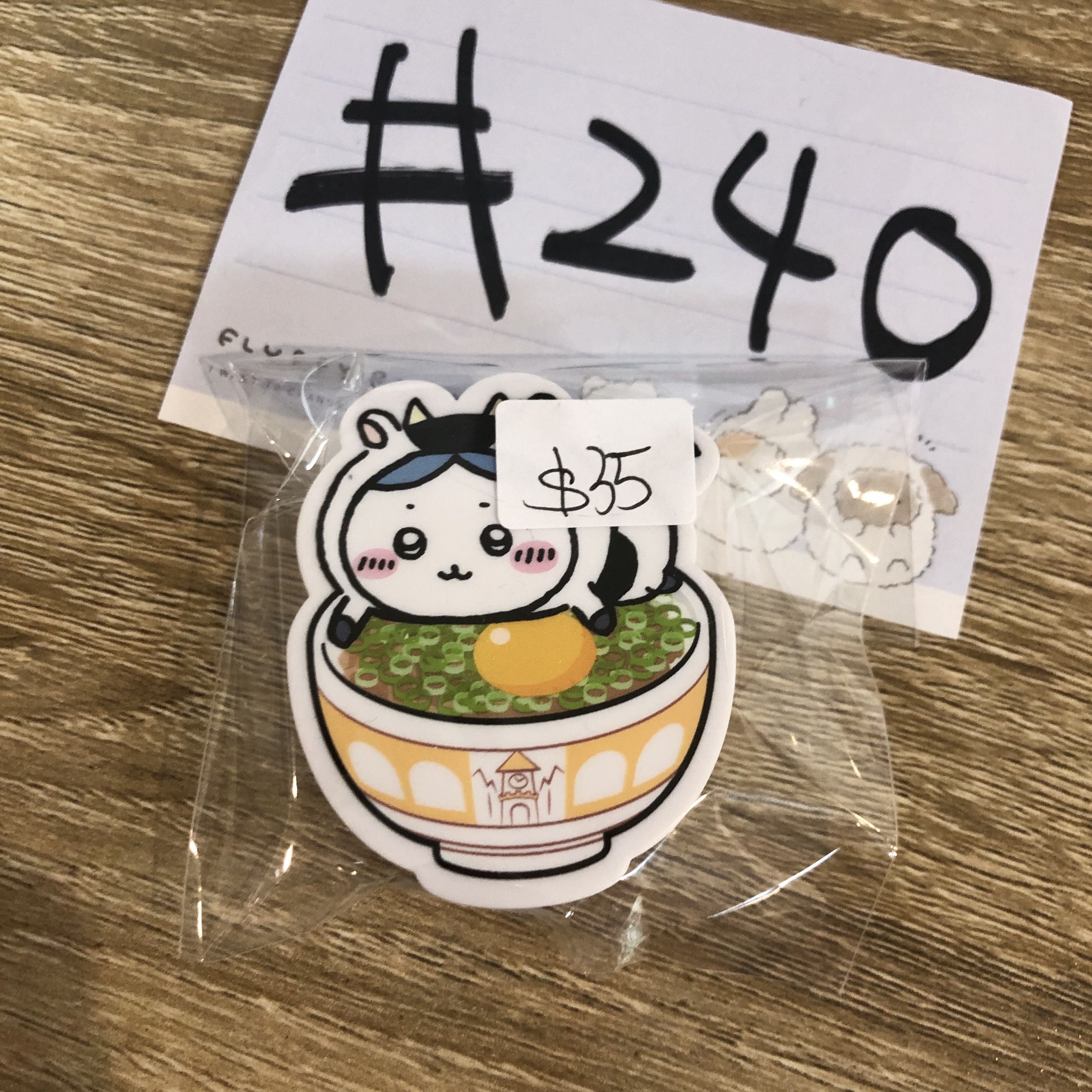 CHIIKAWA 八字貓 磁石#240